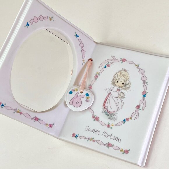 Precious Moments Sweet 16 Growing in Grace Picture Holder w Heart Bookmark 25064 - Picture 6 of 16